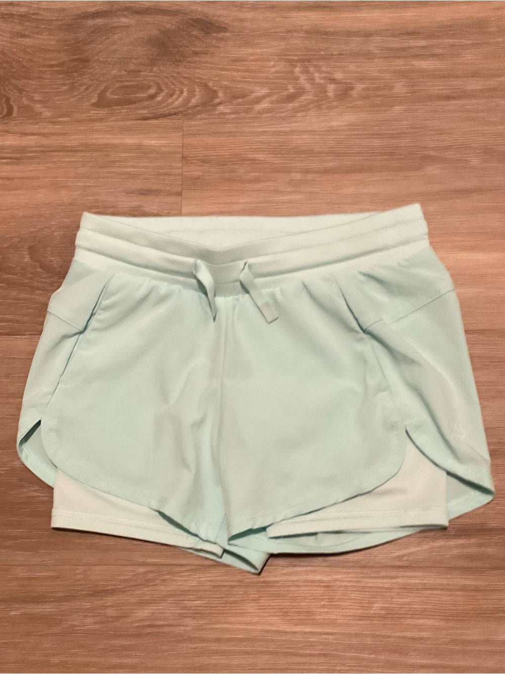 All in motion Girls Light Mint Active Shorts with Inner Liner